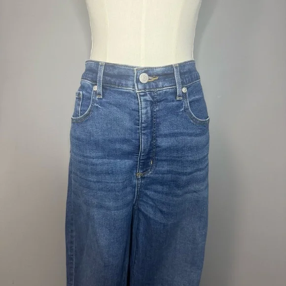 LOFT Denim Flare Wide-Leg Jeans - Picture 2 of 9